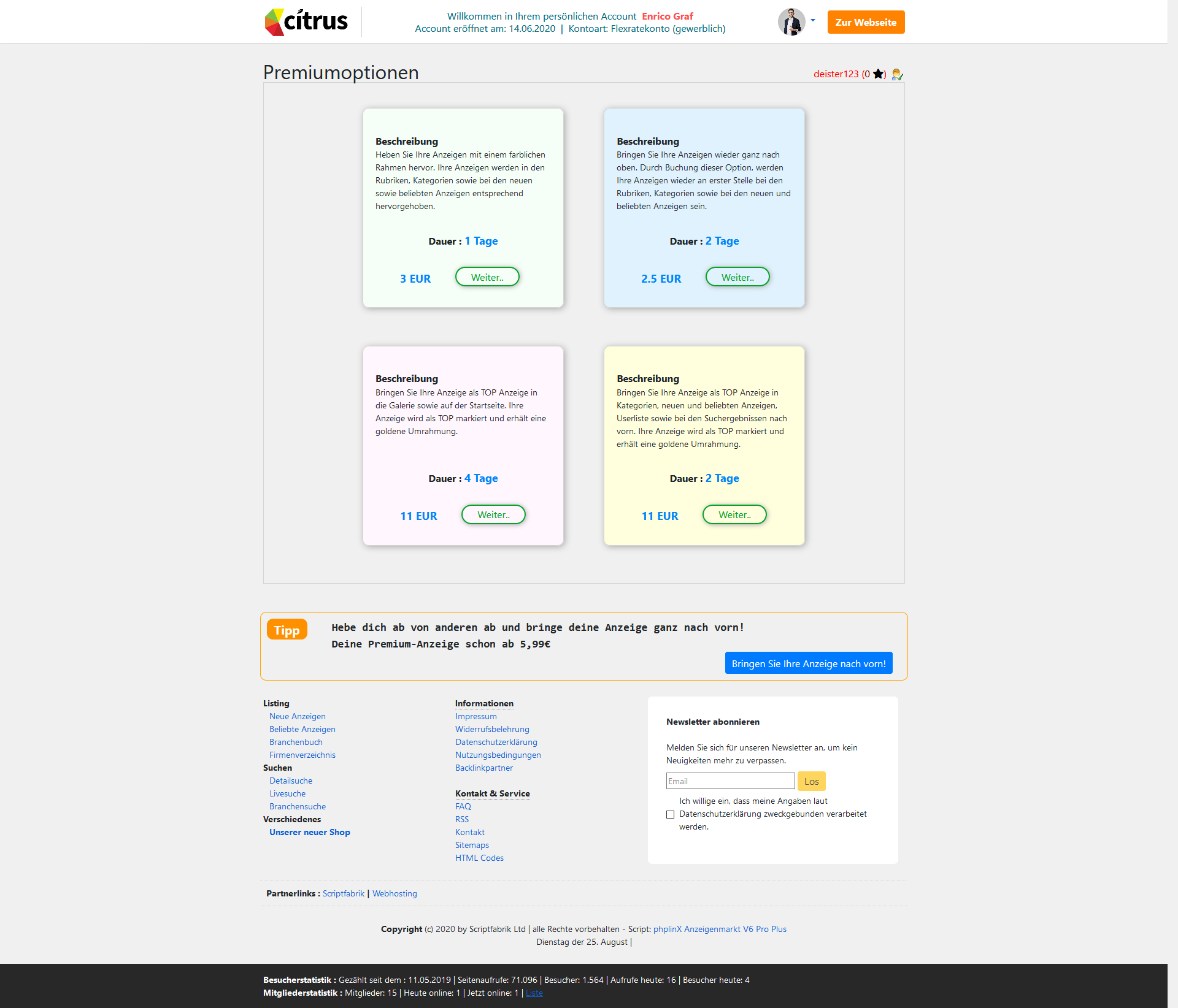 Reseller License / Developer License for Advertising Market Pro V6.2.1