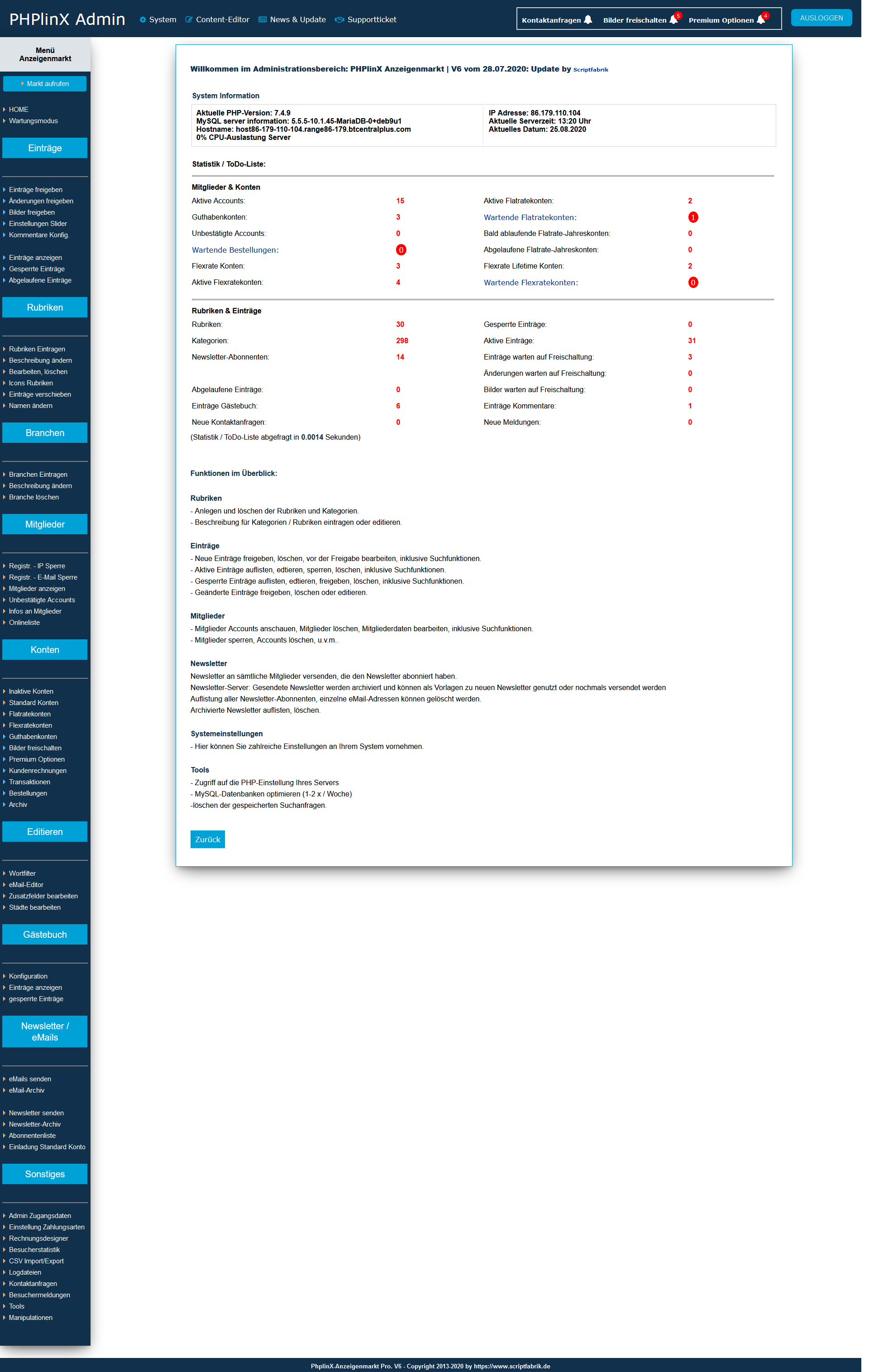 Reseller License / Developer License for Advertising Market Pro V6.2.1